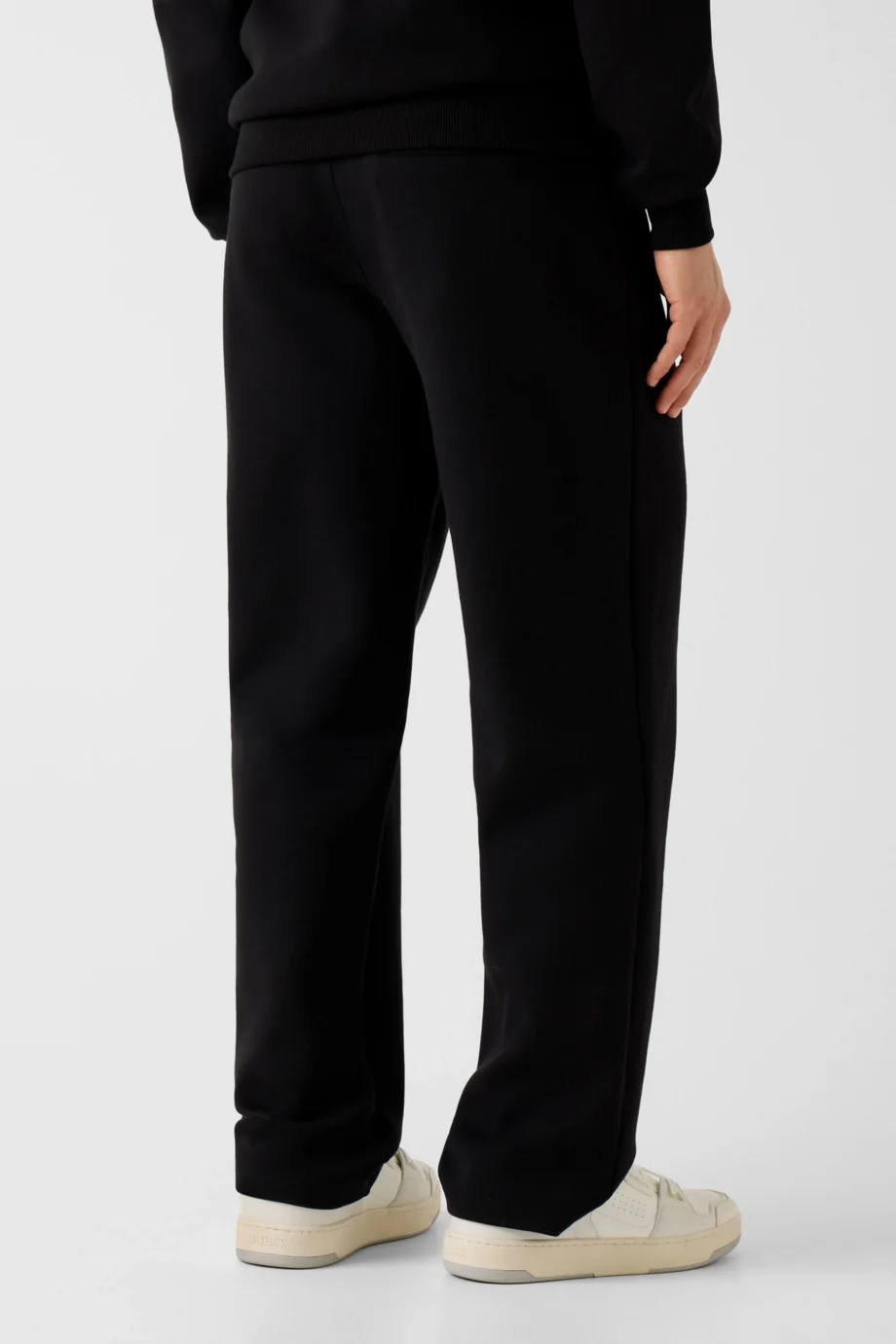 Guess Lauro Düz Paça Erkek Siyah Eşofman Altı Z6RB15K1971-JBLK