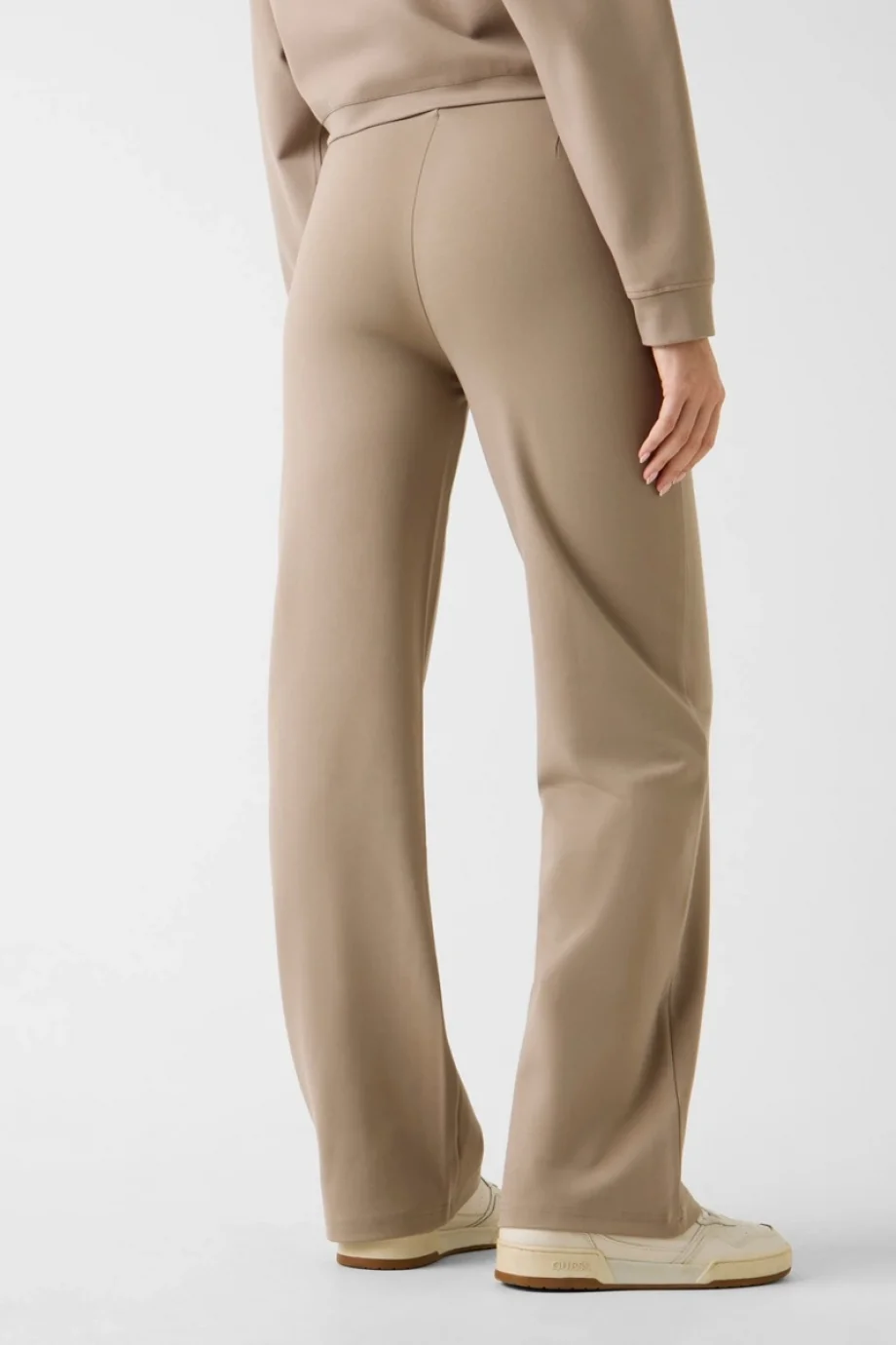 Guess Lia Düz Paça Kadın Bej Eşofman Altı V6RB04KCJY2-A117