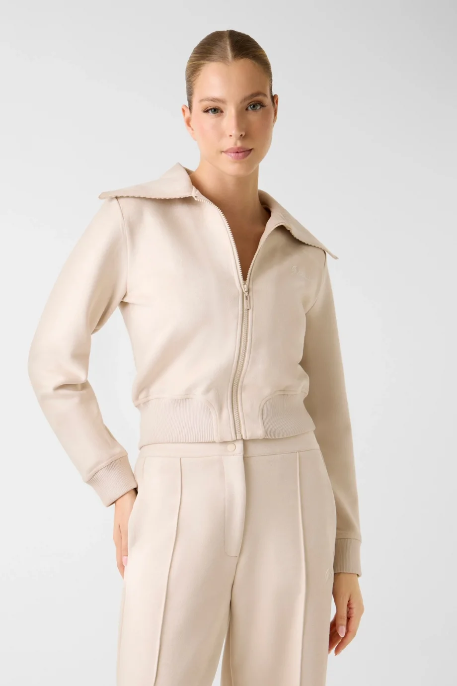 Guess Lia Tam Fermuarlı Kadın Çok Renkli  Eşofman Üstü  V6RQ04KCJY2-G1FV