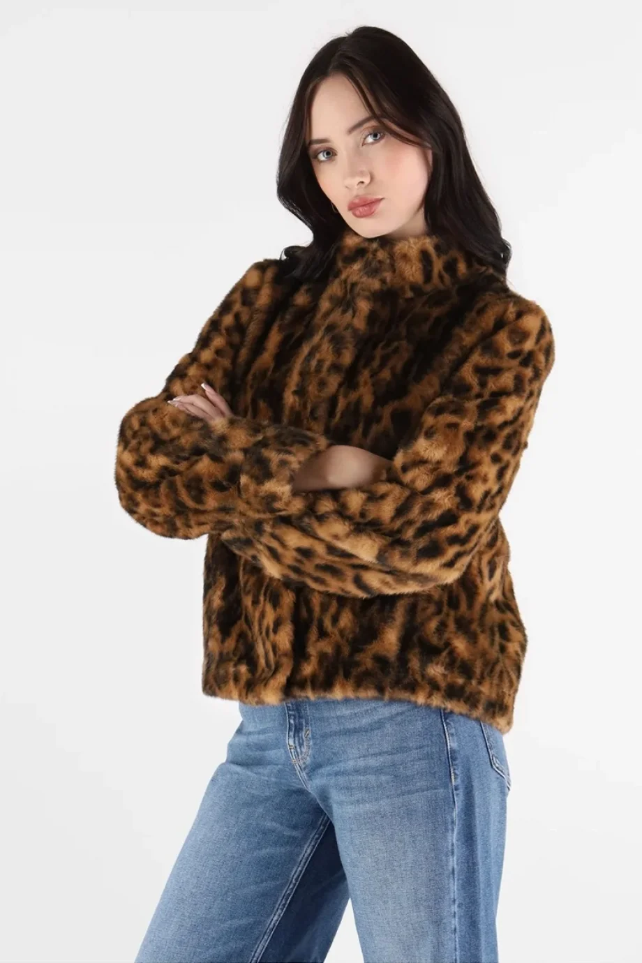 Guess Luna Kadın Mavi Kürk W5BL65W3900-P340