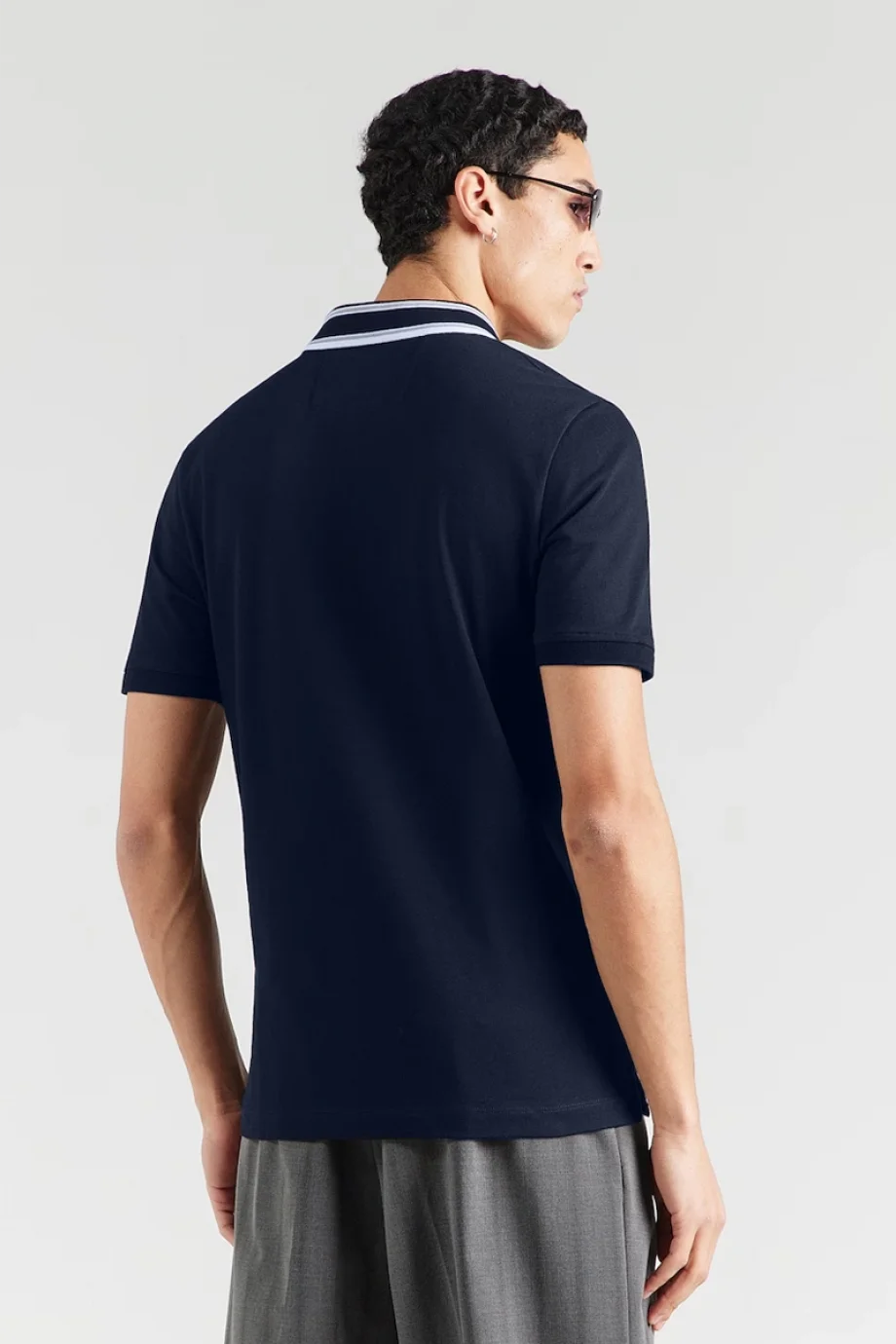 Guess Lyle Kısa Kollu Polo Yakalı Erkek Lacivert Polo T-shirt M6RP60K7O64-G7V2