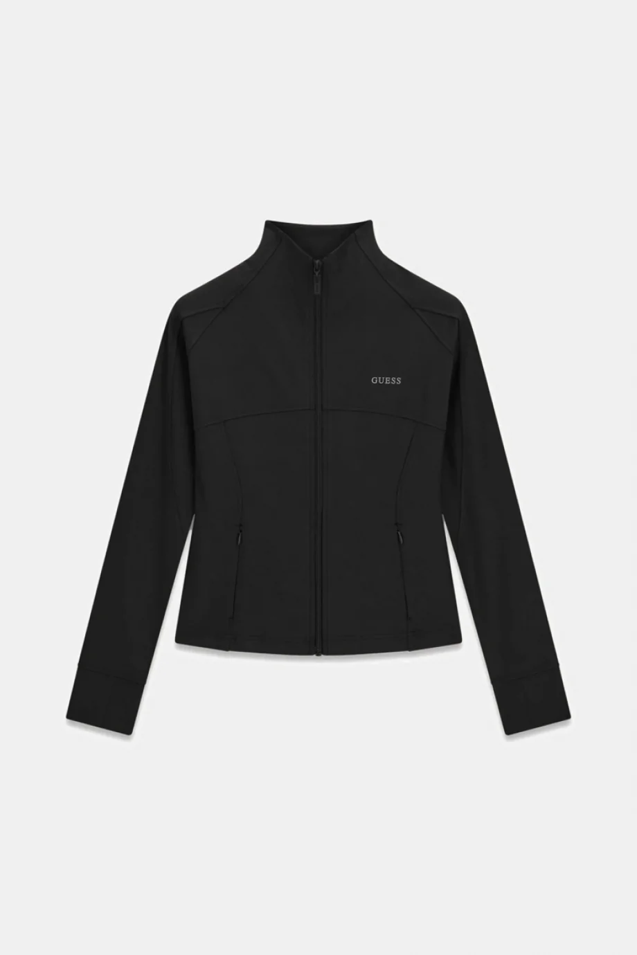 Guess Margot Uzun Kollu Fermuarlı Aktif Kadın Siyah Ceket V6RP15KD952-JBLK