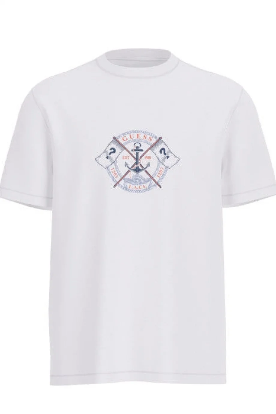 Guess Marina Erkek Beyaz Regular Fit T-Shirt M5YI62K8FQ4-G011