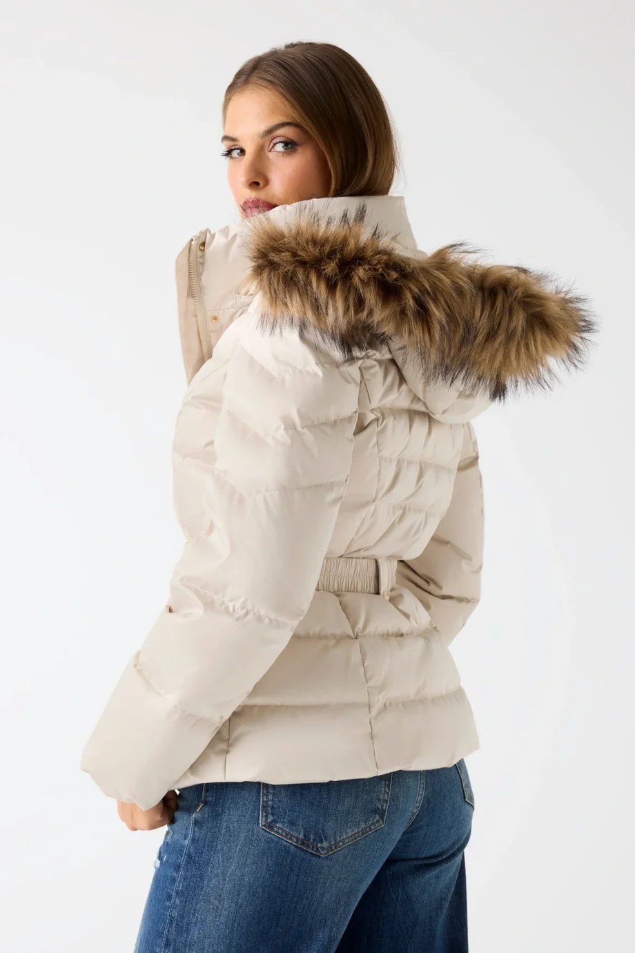 Guess Marina Kadın Krem  Mont  W5BL31W2802-A115