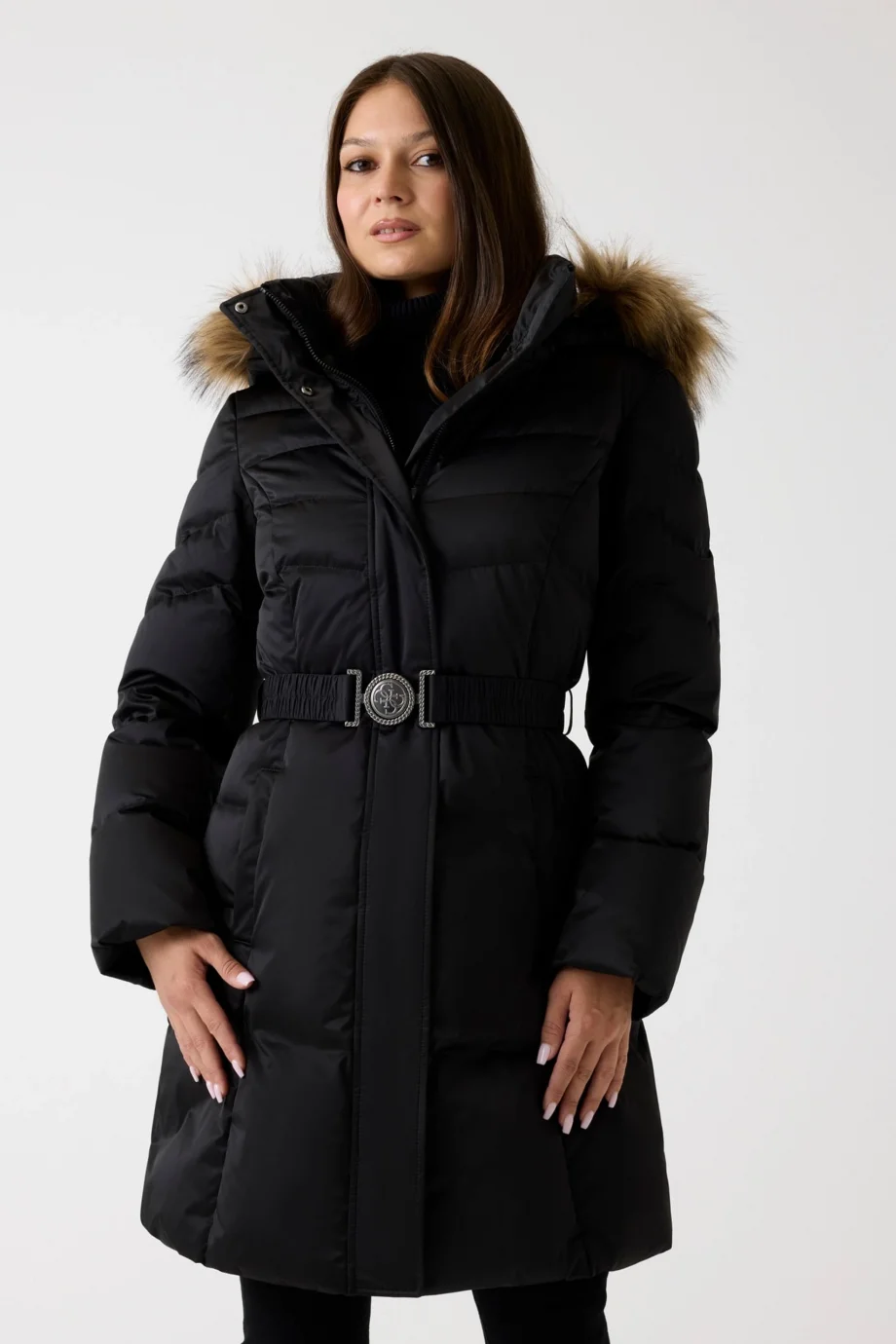 Guess Marina Kadın Siyah  Mont  W5BL30W2802-JTMU