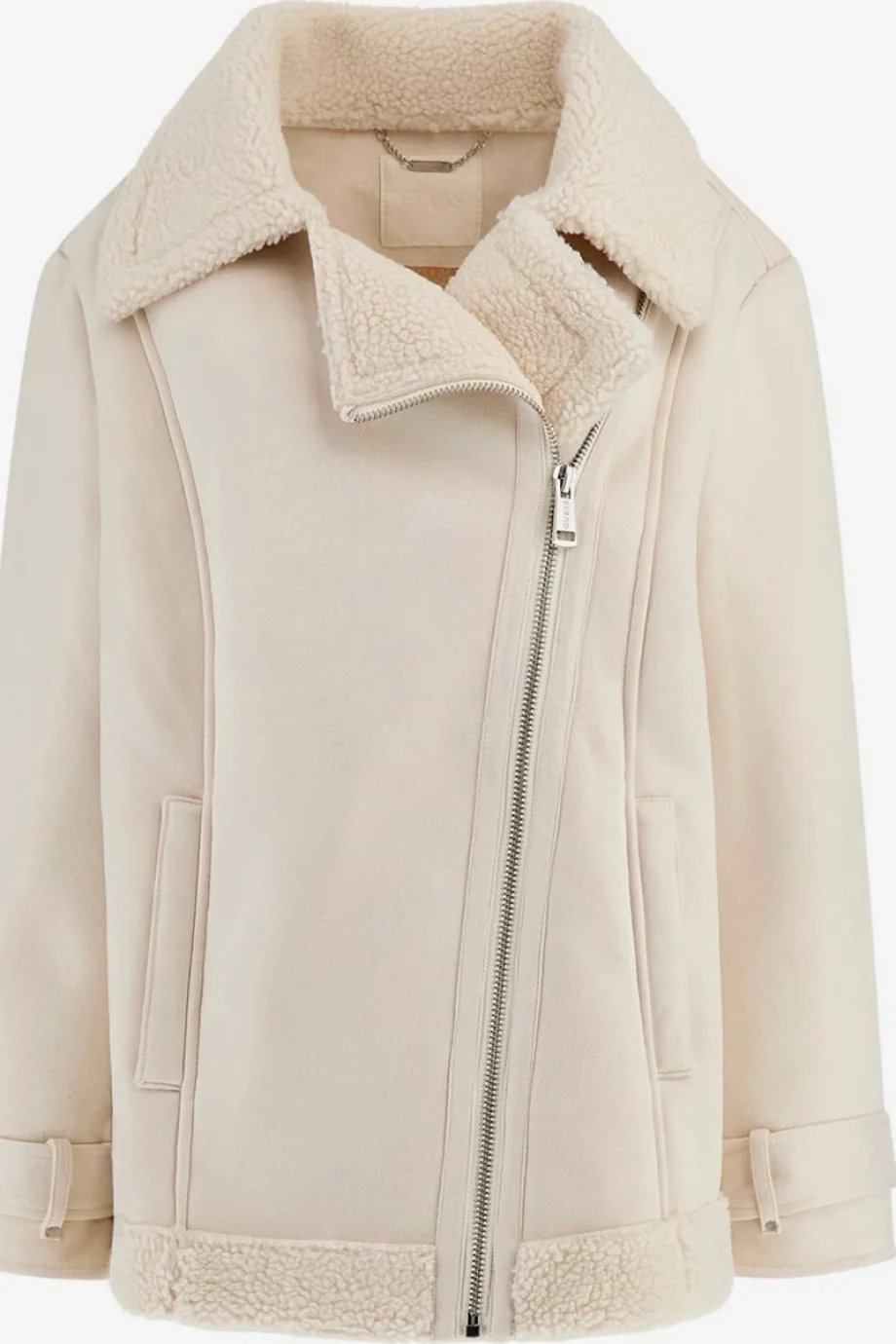 Guess Maristella Kadın Beyaz Ceket W5BL23W2662-G012