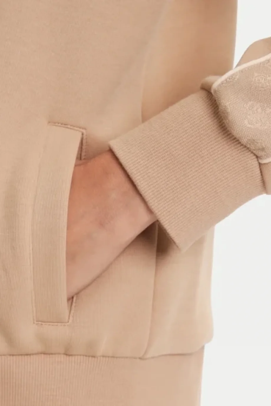 Guess Maryella Kadın Bej Aktif Eşofman Üstü V5YQ00KB3P2-C1C2