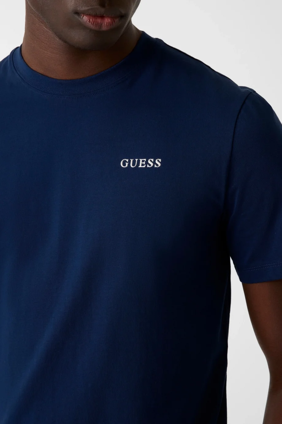 Guess Marzio Bisiklet Yaka Kısa Kollu Erkek Mavi T-shirt Z6RI17I3Z14-G7R1