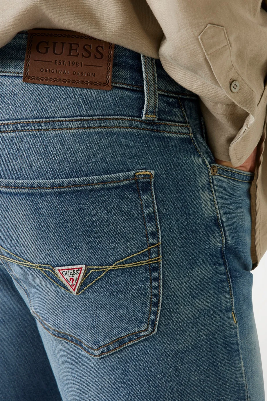 Guess Mason Erkek Mavi Regular Fit Jean M5YAR7D5QH1-GRD1