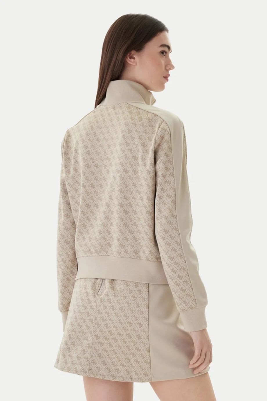 Guess Maya 4G Tam Fermuarlı Kadın Çok Renkli  Eşofman Üstü  V6RQ08K2042-FNN0