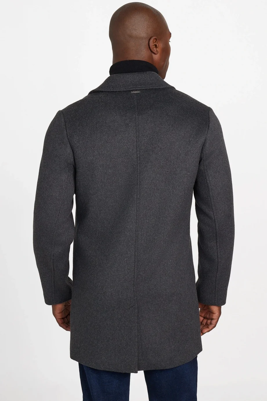 Guess Melton Erkek Siyah Yün Karışımlı Kaban M4BL3SWGJ82-DWHT