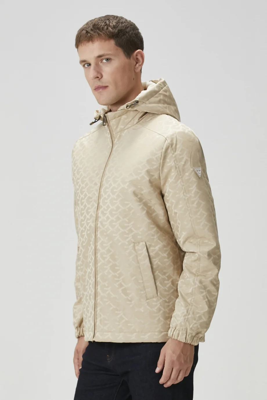 Guess Monogram Erkek Çok Renkli Rüzgarlık M5YL14WHEW2-FNEH