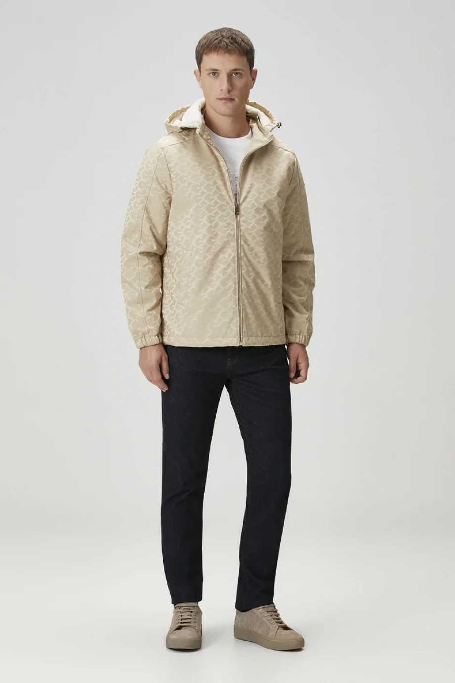 Guess Monogram Erkek Çok Renkli Rüzgarlık M5YL14WHEW2-FNEH