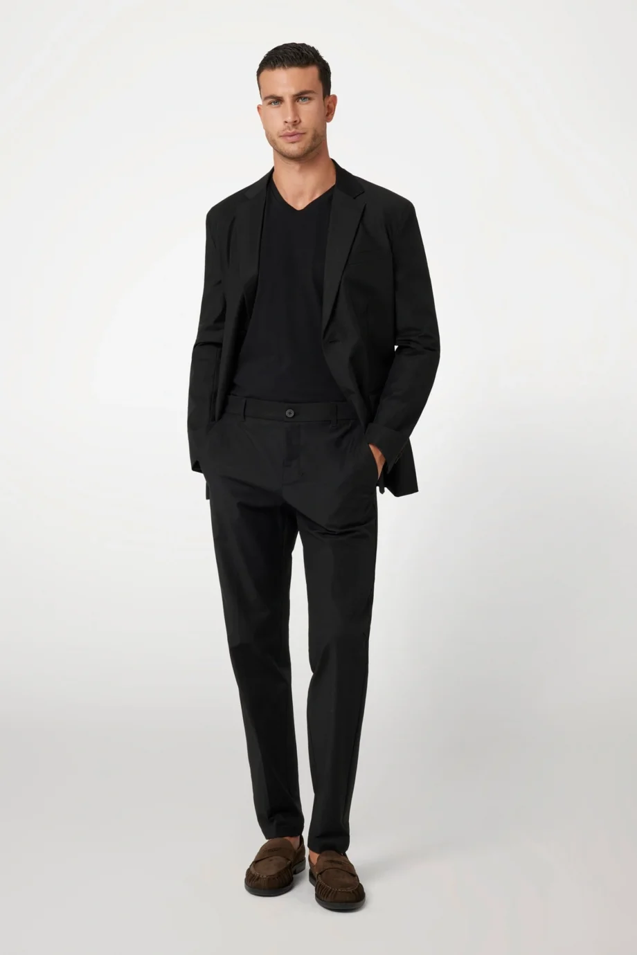 Guess Myron Erkek Siyah Slim Fit Pantolon M4YB01WG9Z2-JBLK