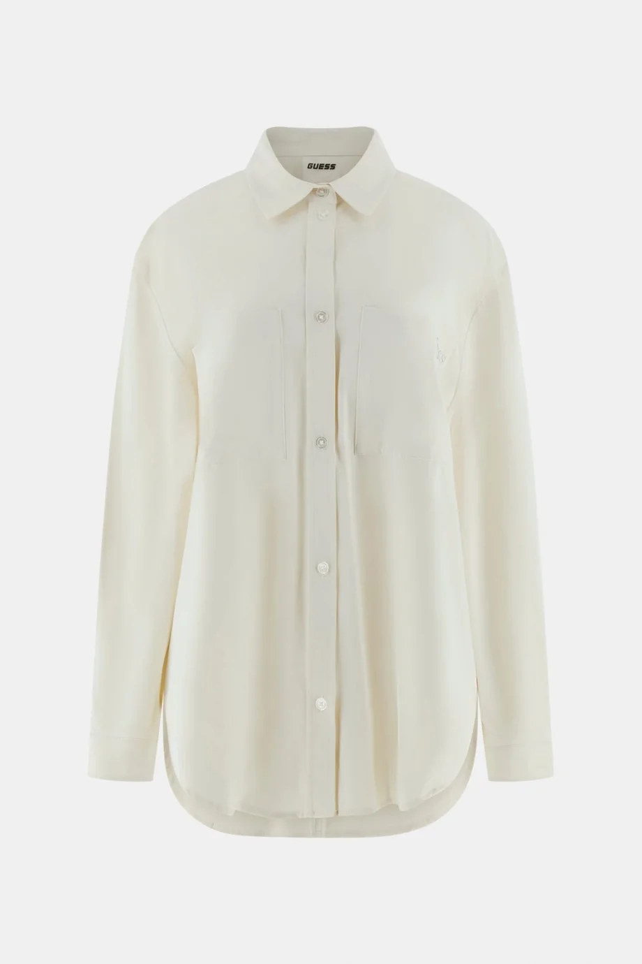 Guess Nat Ceket Gömlek Kadın Beyaz Gömlek V6RH00WL232-G027