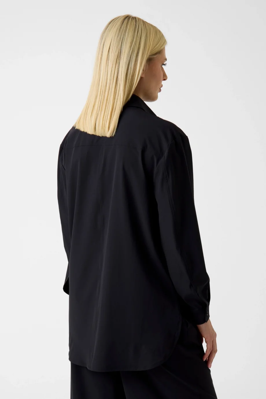 Guess Nat Ceket Gömlek Kadın Siyah Gömlek V6RH00WL232-JBLK