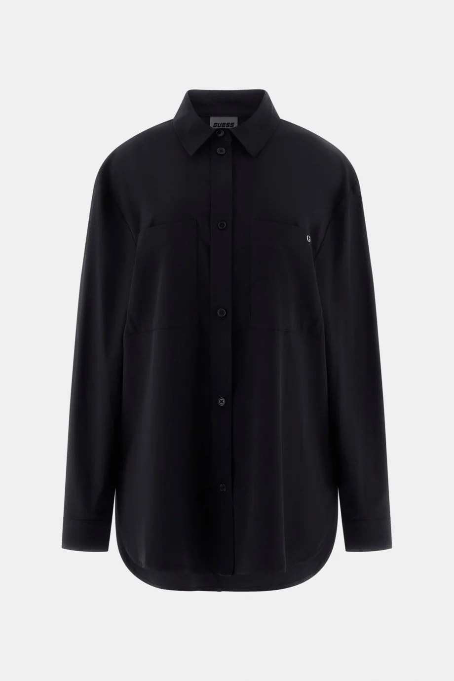 Guess Nat Ceket Gömlek Kadın Siyah Gömlek V6RH00WL232-JBLK