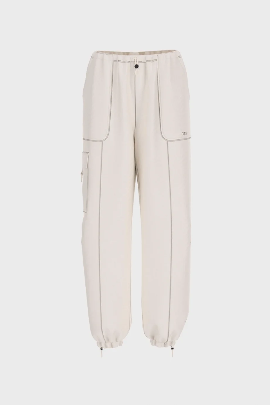 Guess Nat Kargo Kadın Beyaz Eşofman Altı V6RB16WL232-G027