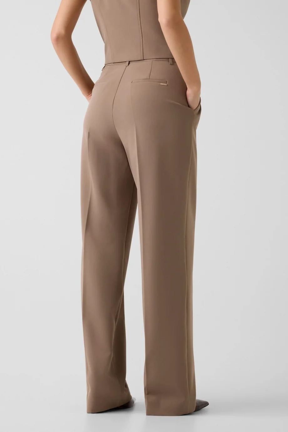 Guess Nausica Geniş Paça Kadın Kahverengi Pantolon W6RB02WH9Y2-G1EC