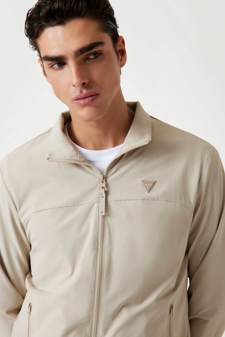 Guess New Amos Erkek Bej Aktif Ceket Z5YL07WH2H0-G1CA