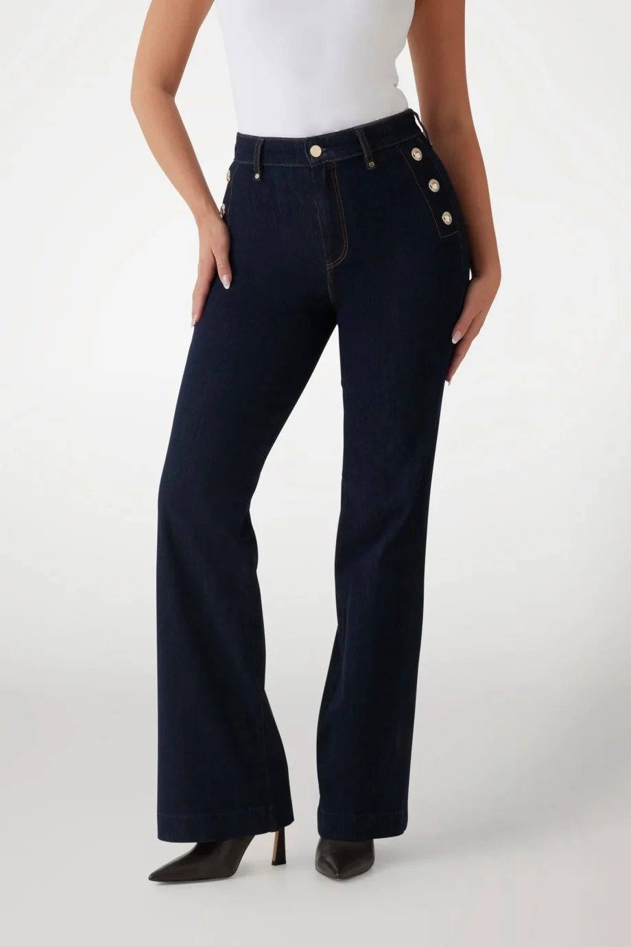Guess New Faye Kadın Lacivert Modal Karışımlı Skinny Fit Jean W5RA0PD5PW1-BFIN