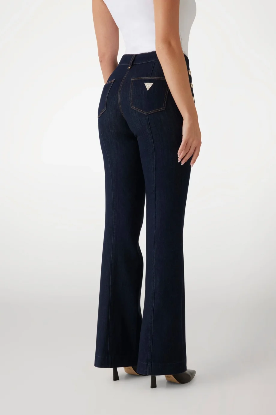 Guess New Faye Kadın Lacivert Modal Karışımlı Skinny Fit Jean W5RA0PD5PW1-BFIN