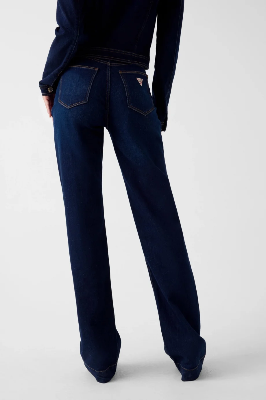 Guess Nicky Yüksek Fermuarlı Kadın Lacivert Jeans W6RA3FD6881-BLJO