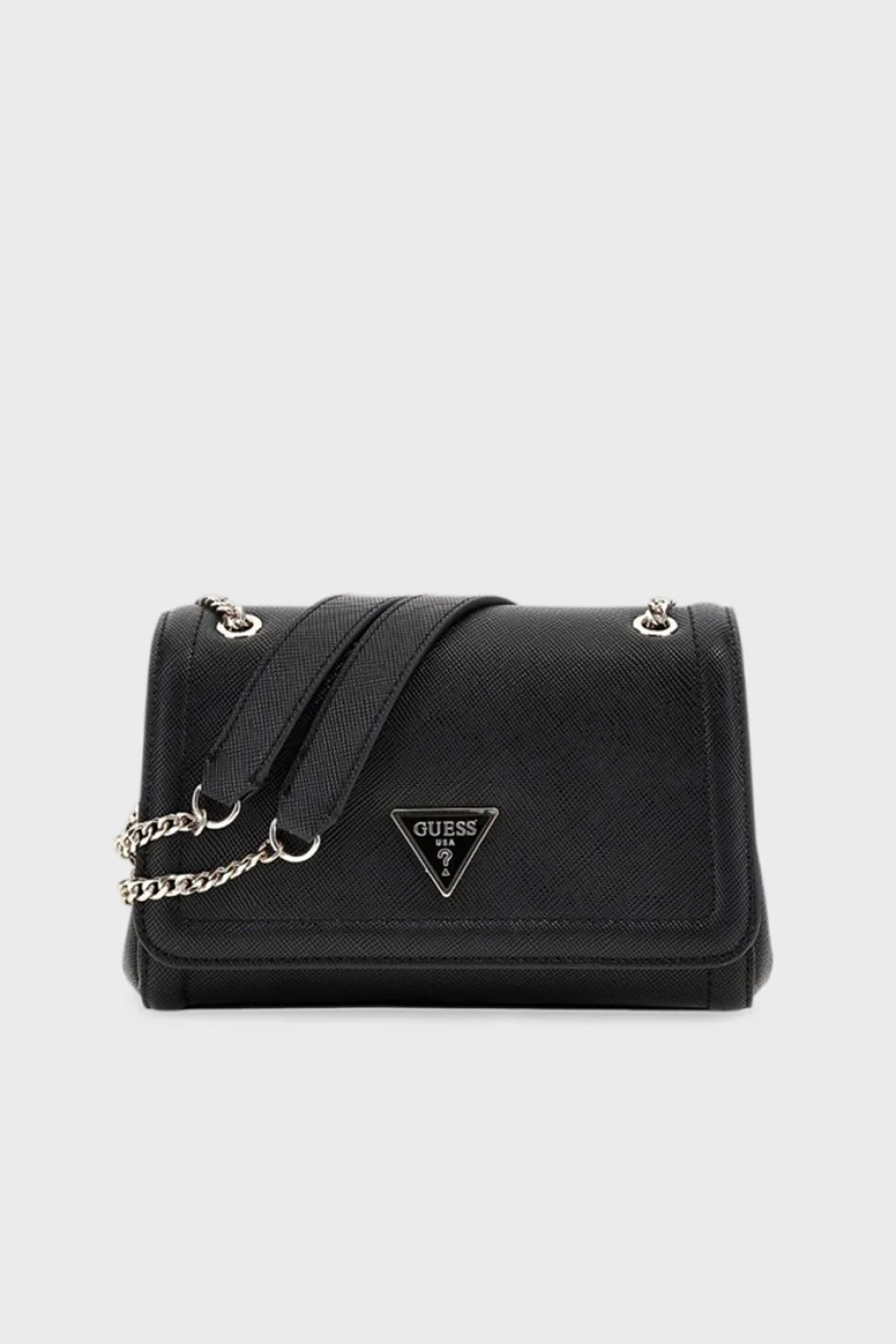 Guess Noelle II Dönüştürülebilir Çapraz Askılı Kadın Siyah Omuz Çantası HWZG9672210-BLA