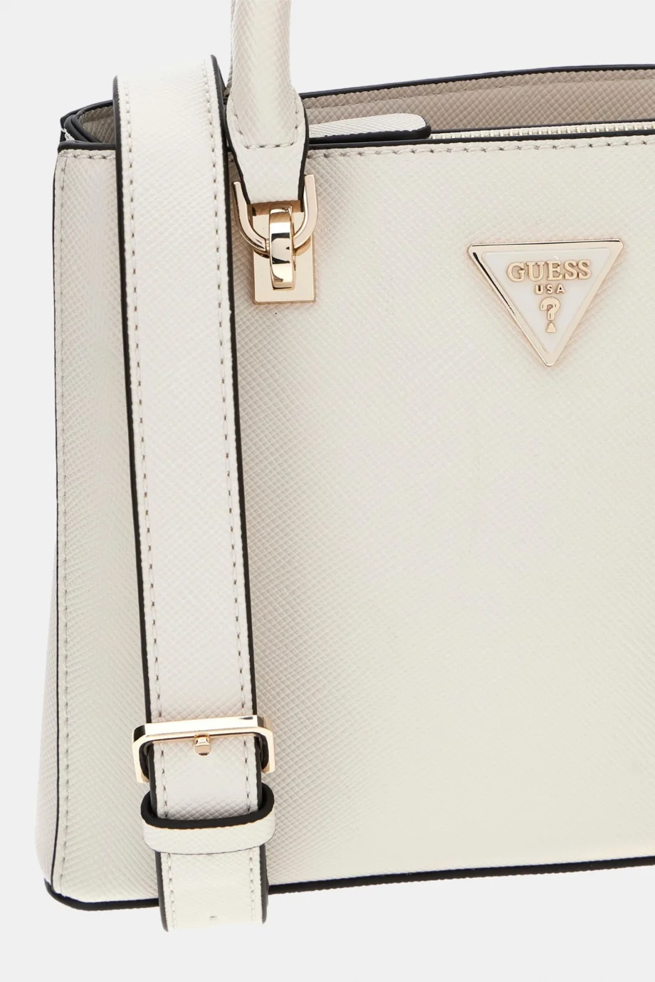 Guess Noelle II Küçük Çok Fonksiyonlu Kadın Ekru El Çantası HWZG9672050-BON