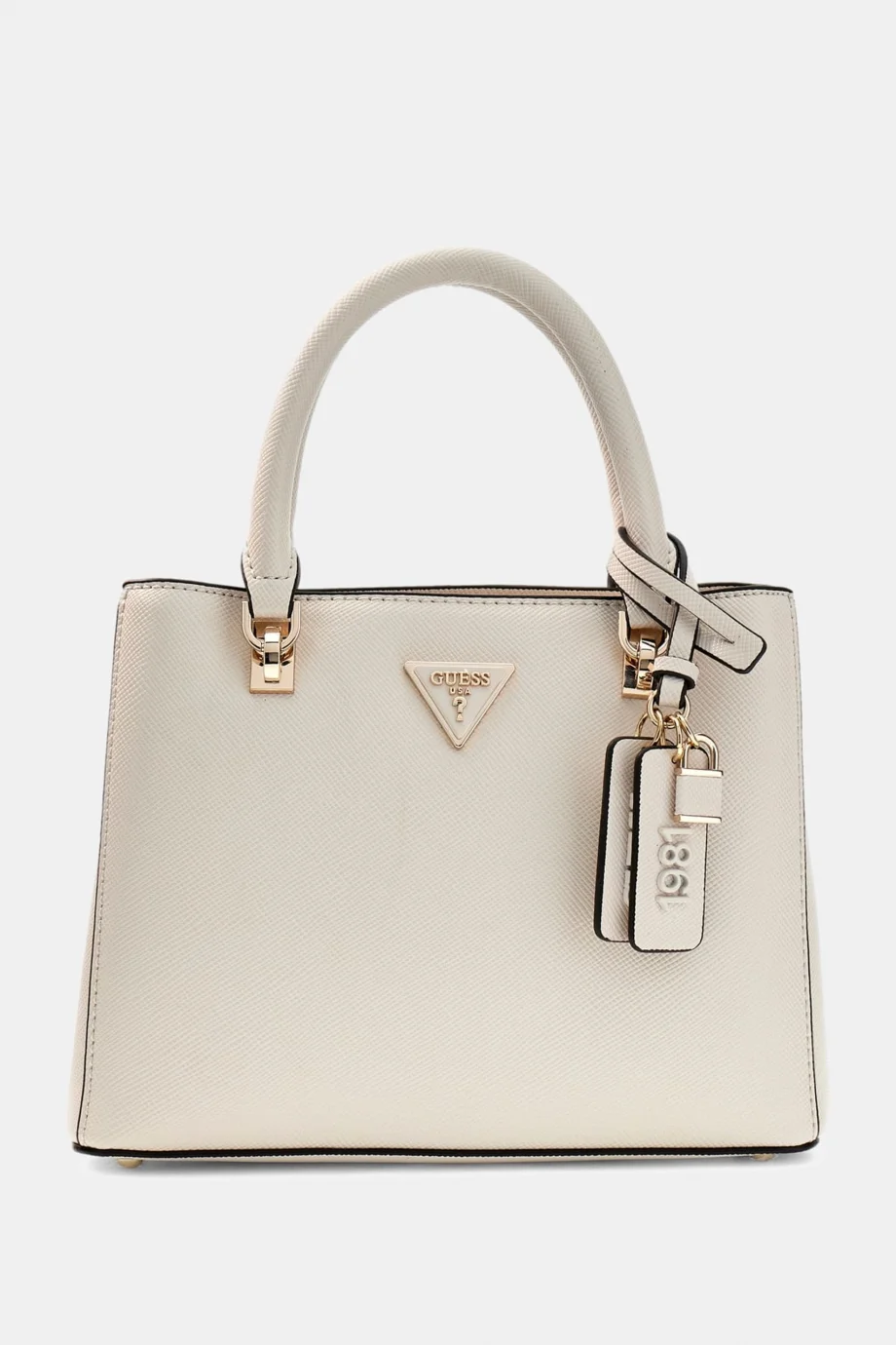 Guess Noelle II Küçük Çok Fonksiyonlu Kadın Ekru El Çantası HWZG9672050-BON