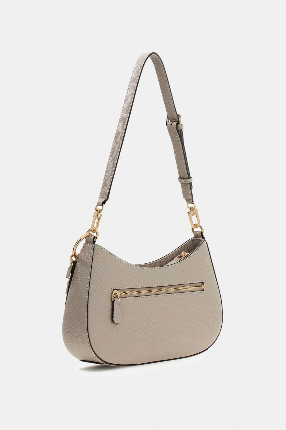 Guess Noelle II Üstten Fermuarlı Omuz Kadın Kahverengi El Çantası HWZG9672180-TAU