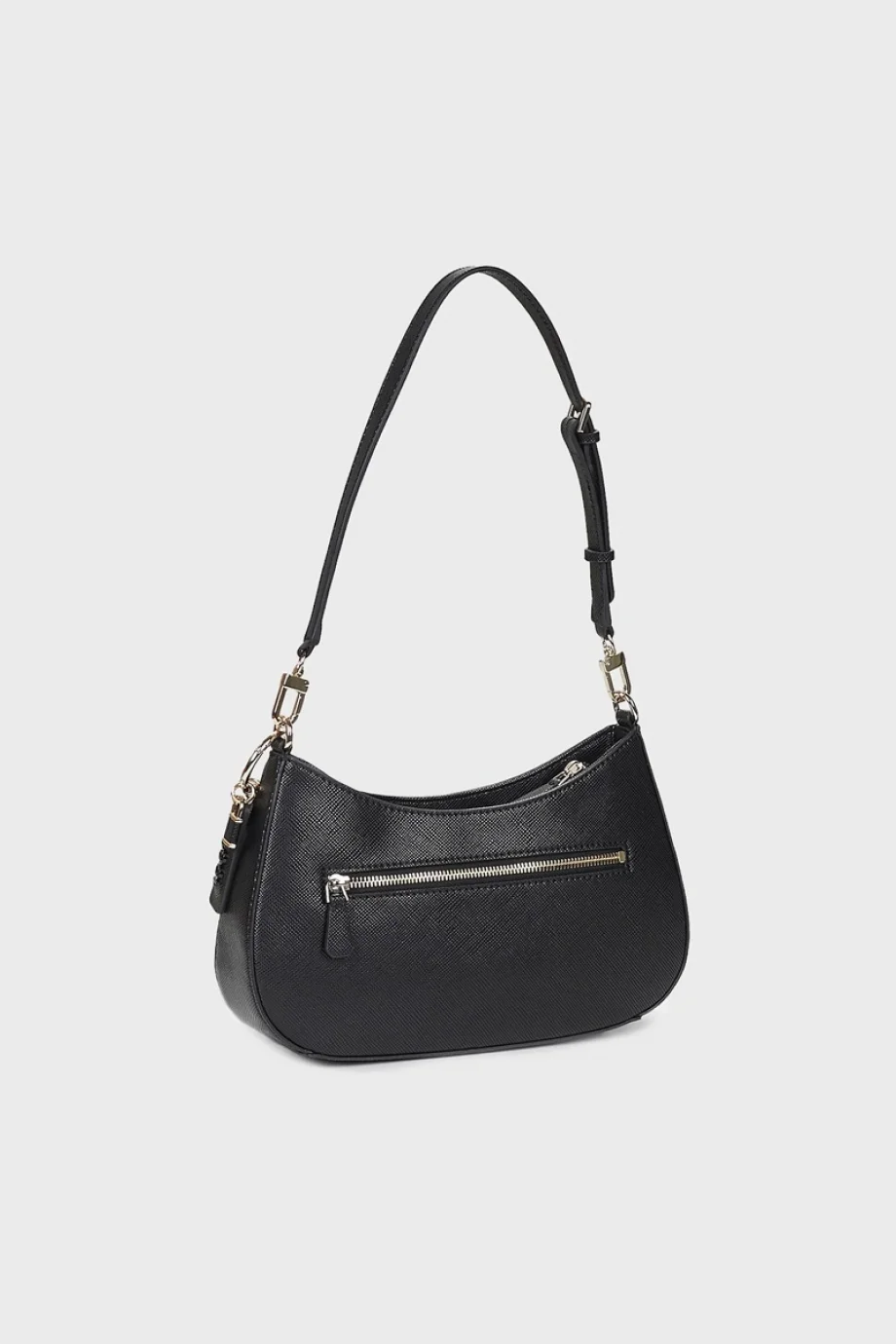 Guess Noelle II Üstten Fermuarlı Omuz Kadın Siyah El Çantası HWZG9672180-BLA