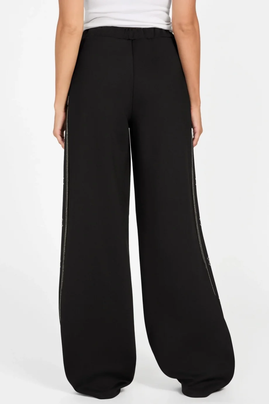 Guess Octavia Kadın Siyah Aktif Palazzo Fit Eşofman Altı V5BB12KCX22-JBLK