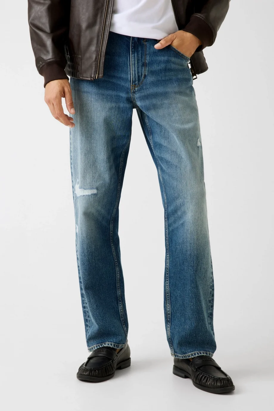 Guess Owen Erkek Mavi Jeans M6RAT5D6431-SDT1