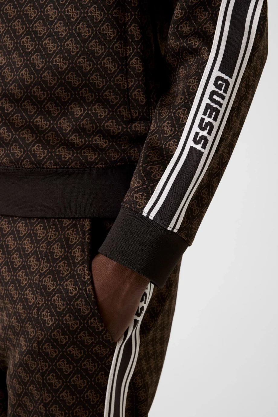 Guess Parimo 4G Tam Fermuarlı Erkek Çok Renkli  Eşofman Üstü  Z5BQ13K2042-FNJY