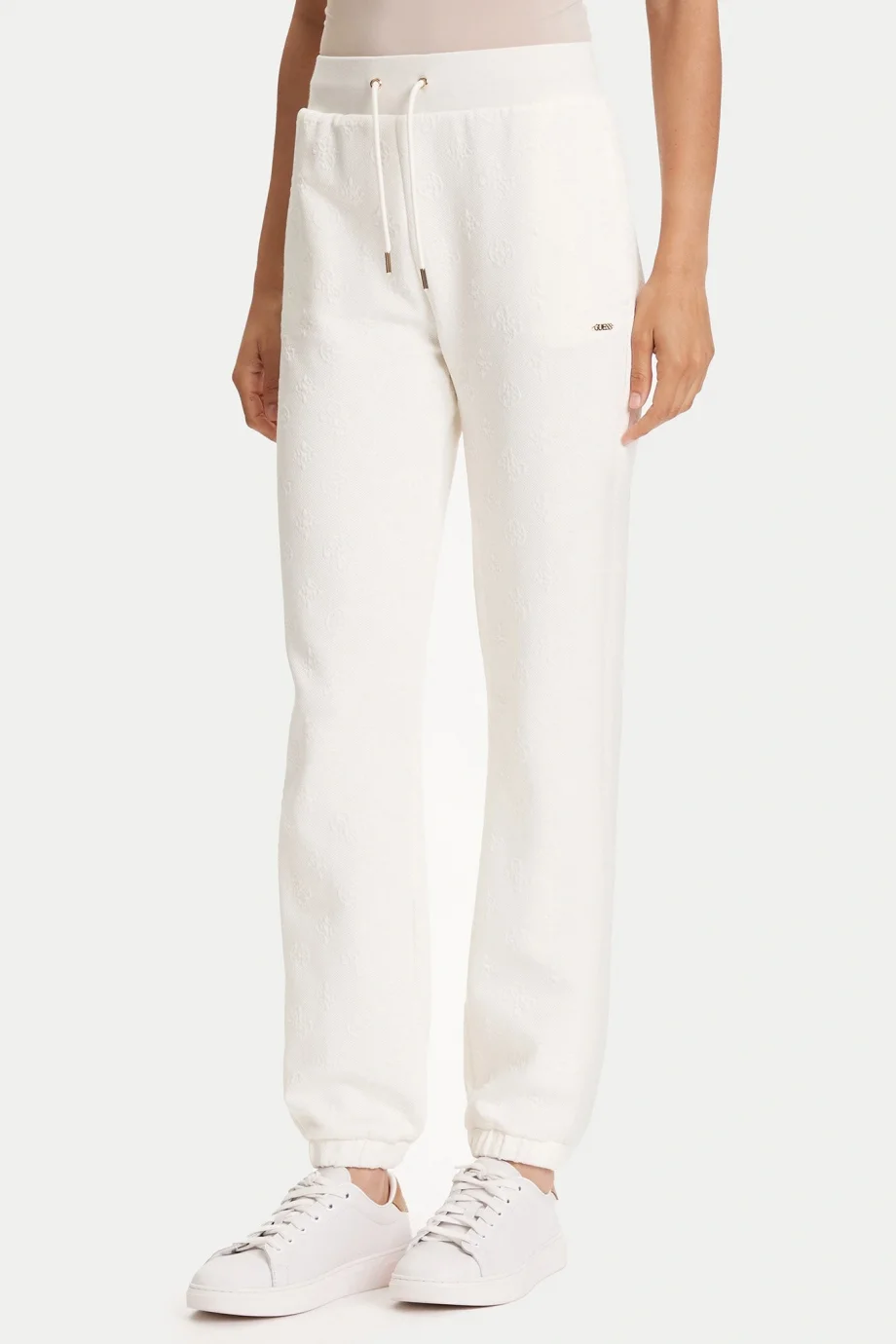 Guess Peony Kadın Beyaz Aktif Regular Fit Eşofman Altı V5YB06KBSL2-F0EP