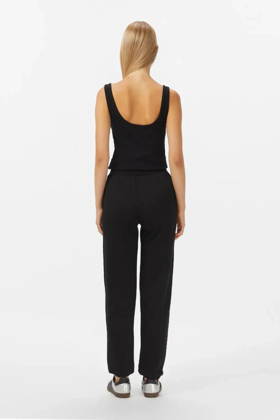 Guess Peony Kadın Siyah Aktif Regular Fit Eşofman Altı V5YB06KBSL2-FJ8A