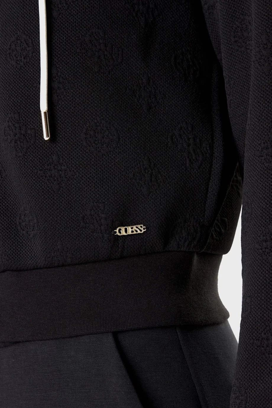 Guess Peony Kadın Siyah Aktif  Eşofman Üstü  V5YQ06KBSL2-FJ8A