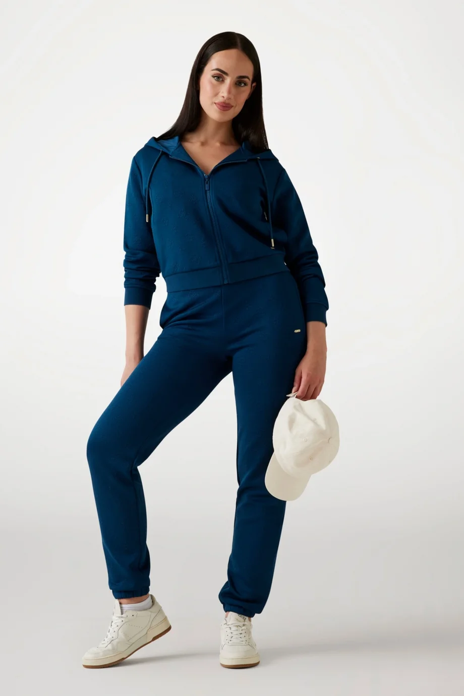 Guess Peony Kadın Yeşil Aktif  Eşofman Üstü  V5YQ06KBSL2-FBBO