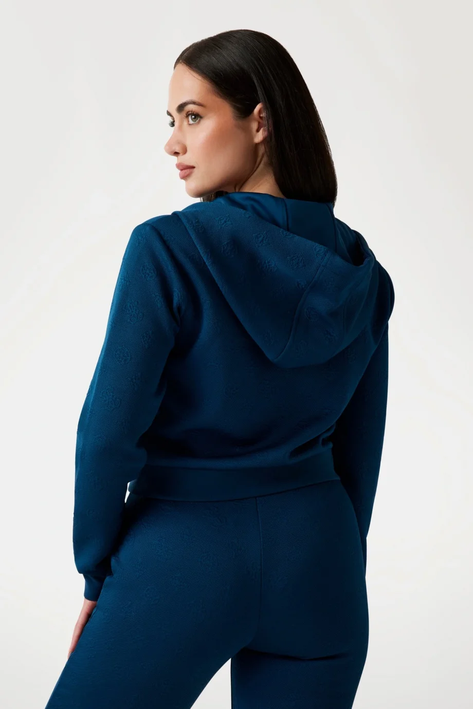 Guess Peony Kadın Yeşil Aktif  Eşofman Üstü  V5YQ06KBSL2-FBBO