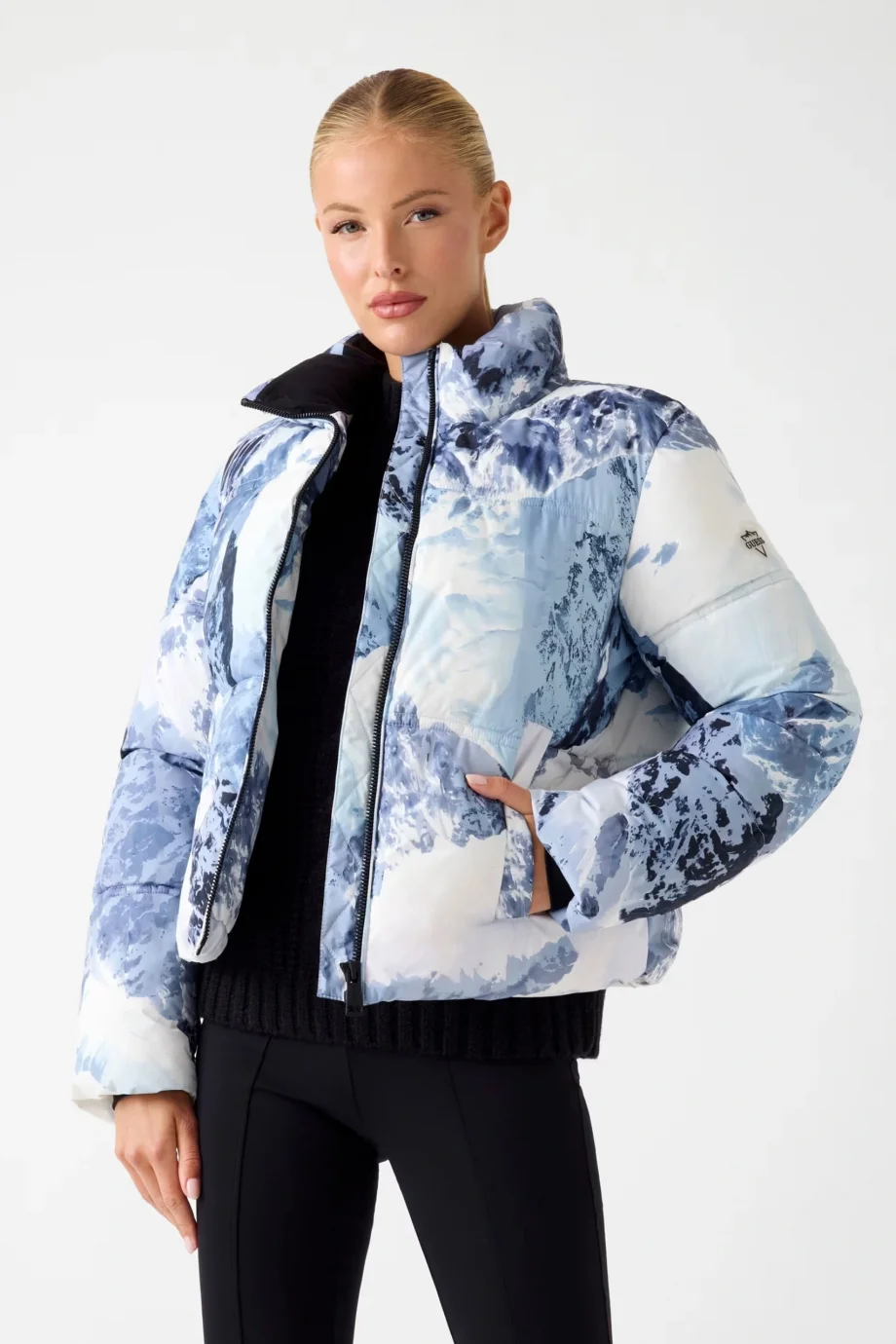 Guess Printed Kadın Çok Renkli Mont W5BL92W3282-PB1E