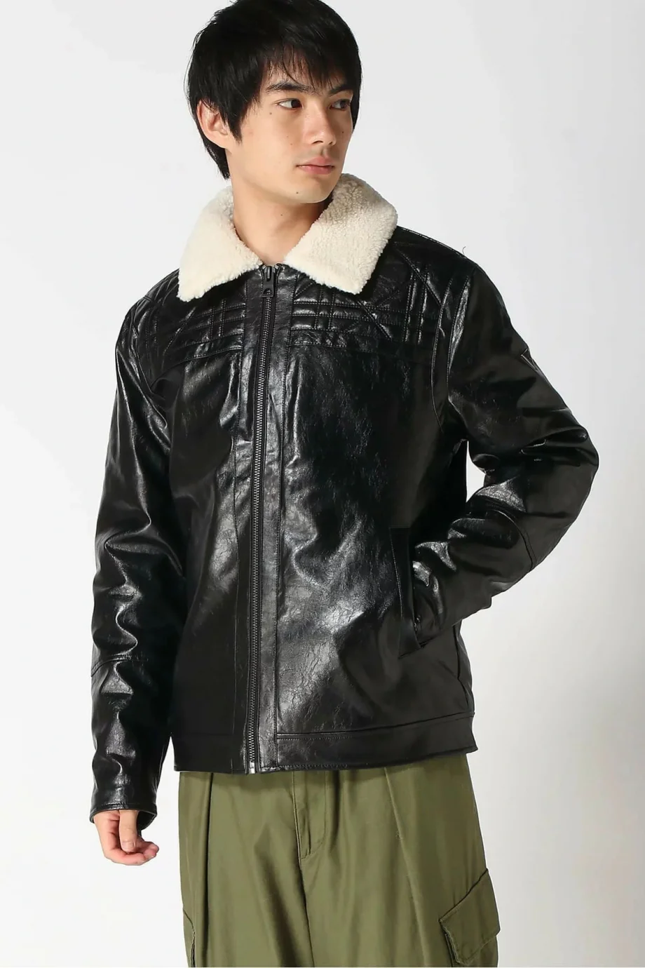 Guess Quilting Erkek Siyah Ceket M5BL2NW0390-JBLK