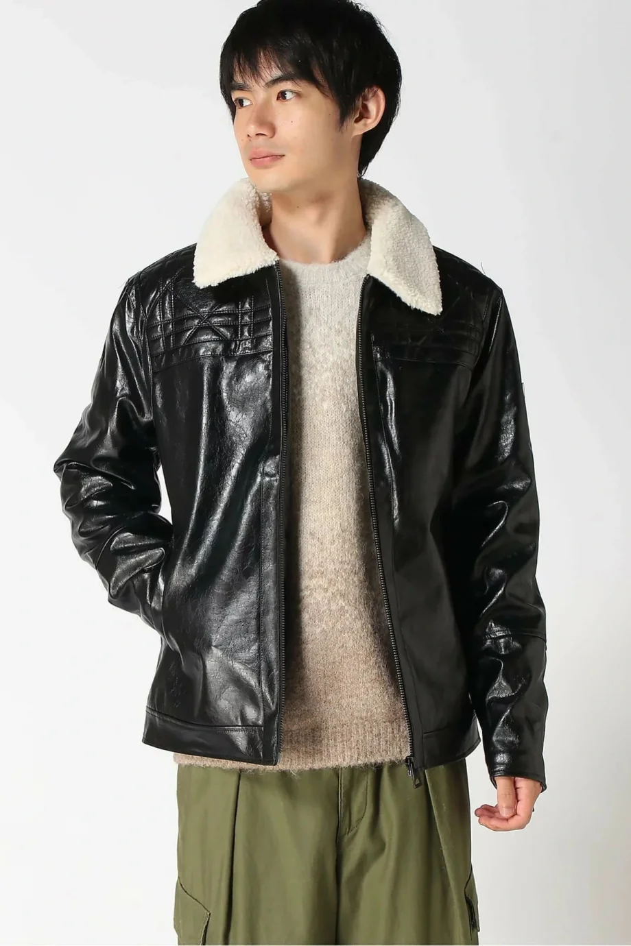 Guess Quilting Erkek Siyah Ceket M5BL2NW0390-JBLK