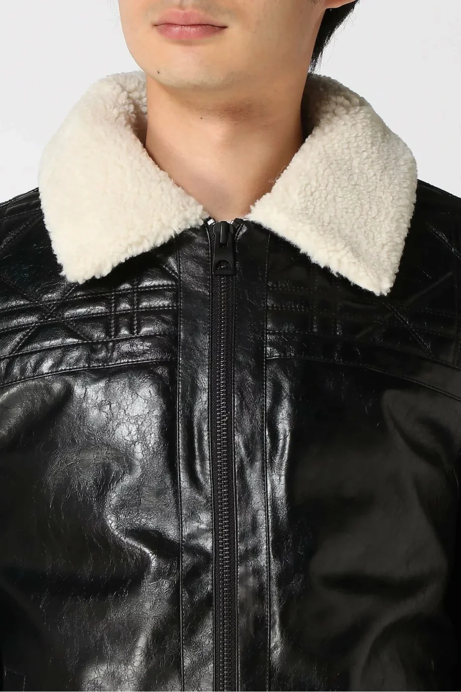 Guess Quilting Erkek Siyah Ceket M5BL2NW0390-JBLK