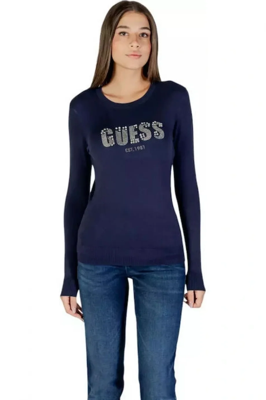 Guess Reyna Kadın Mavi Triko W5BR40Z2NQ2-G77G