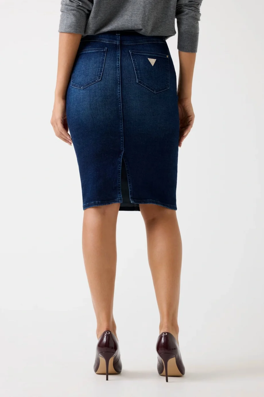 Guess Riley Kadın Lacivert Kalem Etek W5BD1TD0791-NOF4