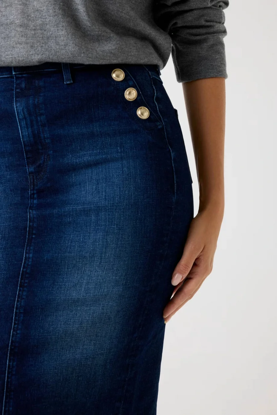 Guess Riley Kadın Lacivert Kalem Etek W5BD1TD0791-NOF4