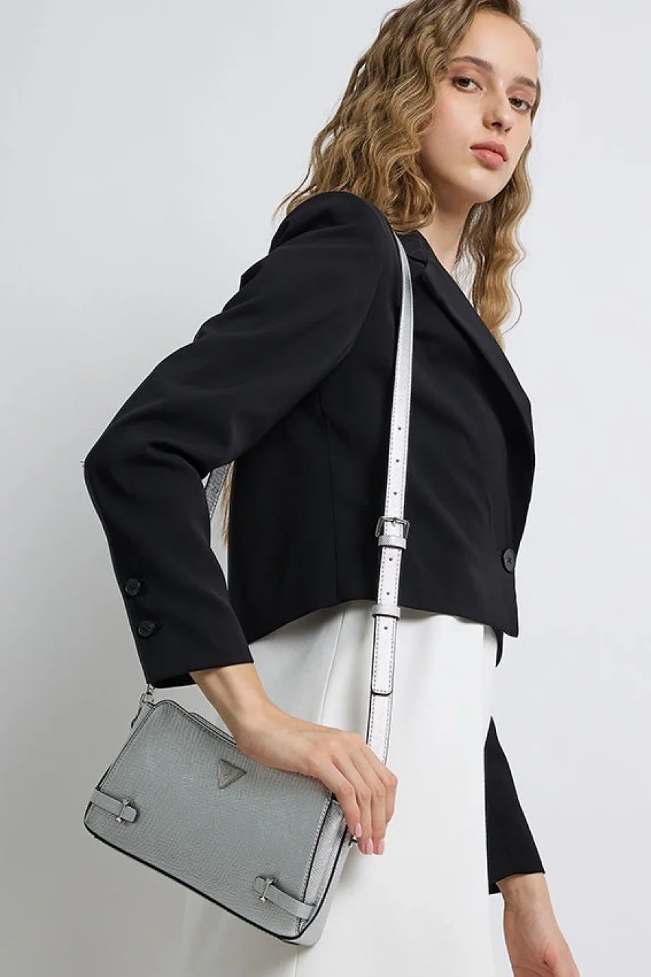 Guess Rosalba Kadın Gri El Çantası HWMY9657120-SIL