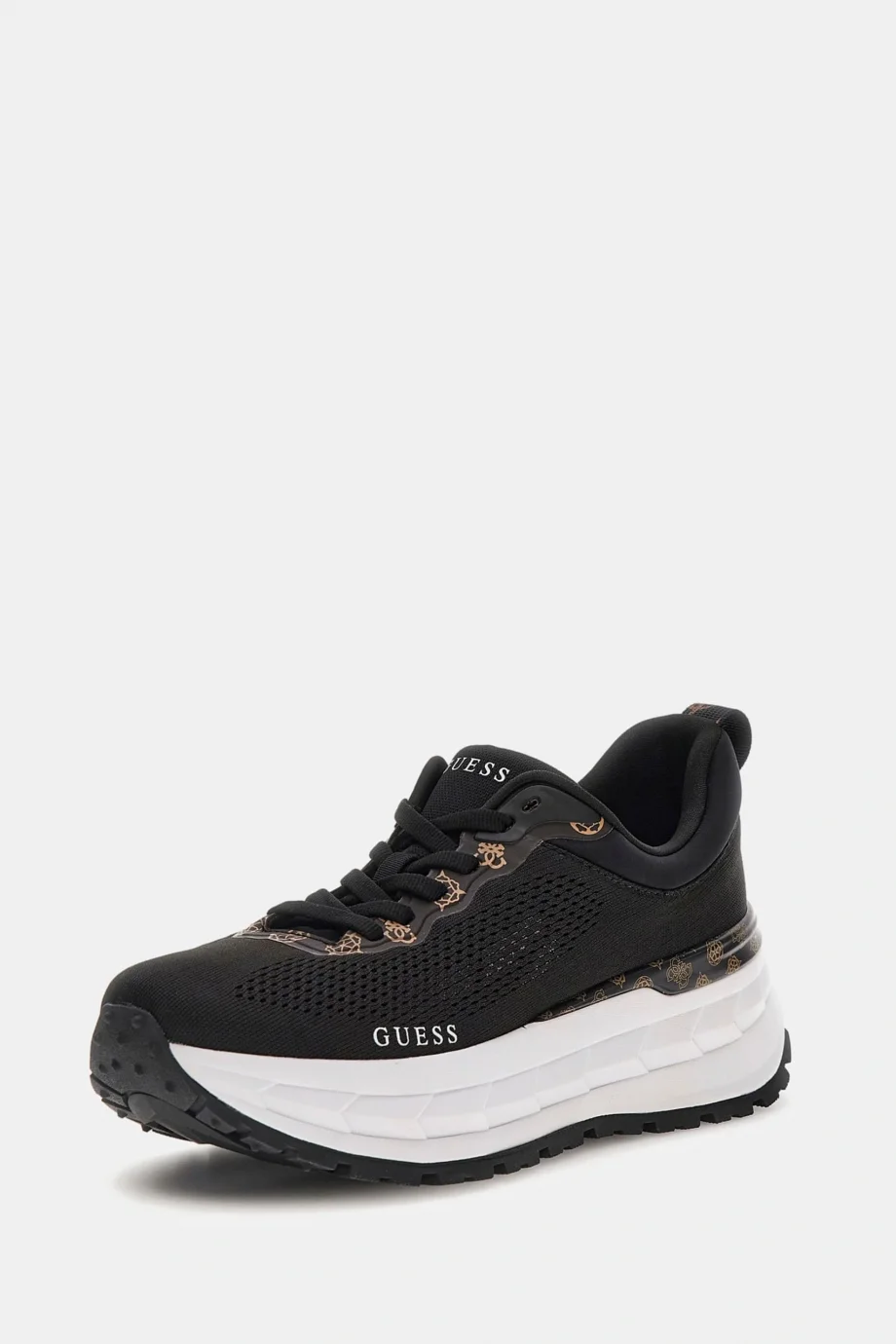 Guess Runit2 Kadın Siyah Sneaker FLTRT2FAB12-BLACK