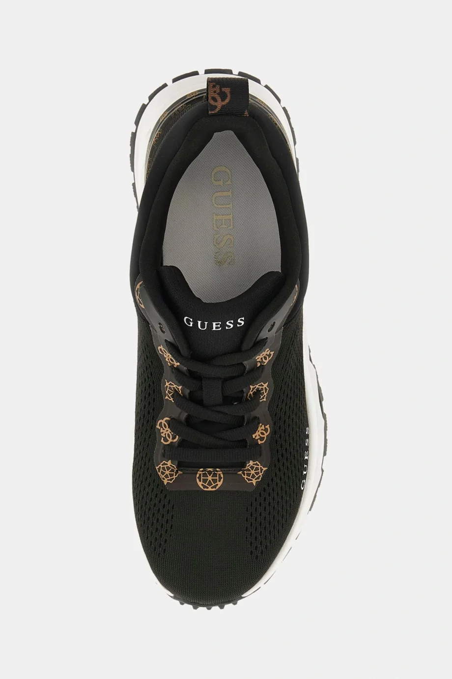 Guess Runit2 Kadın Siyah Sneaker FLTRT2FAB12-BLACK